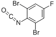 Structure of 2,6-DIBROMO-4-FLUOROPHENYL ISOCYANATE