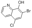 Structure of 7-BROMO-5-CHLORO-8-HYDROXYQUINOLINE