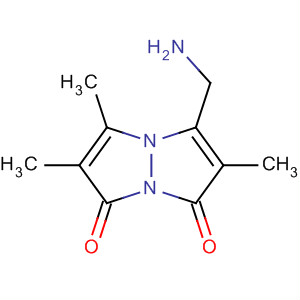 Structure of 1H,7H-Pyrazolo[1,2-a]pyrazole-1,7-dione,3-(aminomethyl)-2,5,6-trimethyl-