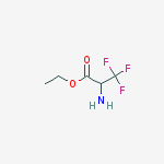 Ethyl 2-amino-3,3,3-trifluoropropanoate结构式