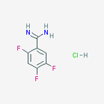 Structure of 2,4,5-TRIFLUORO-BENZAMIDINE