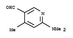 Structure of 6-(DIMETHYLAMINO)-4-METHYLNICOTINALDEHYDE
