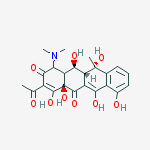 Structure of 2-acetyl-2-de(aminocarbonyl)-