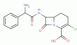 氯碳头孢结构式
