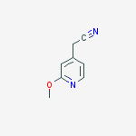 Structure of 2-(2-METHOXYPYRIDIN-4-YL)ACETONITRILE
