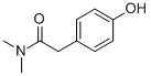 4-(DIMETHYLCARBAMOYLMETHYL)PHENOL结构式