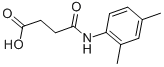 N-(2,4-DIMETHYL-PHENYL)-SUCCINAMIC ACID结构式