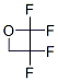 2,2,3,3-四氟氧杂环丁烷结构式