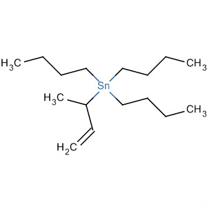 Structure of Stannane, tributyl(1-methyl-2-propenyl)-