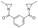 1,1-(1,3-苯二甲酰)双(2-甲基-氮丙啶)结构式