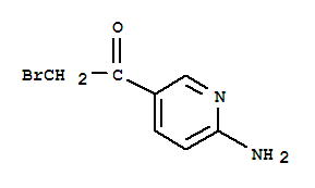 Structure of Ethanone,1-(6-amino-3-pyridinyl)-2-bromo-