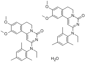 Structure of 2C25H29N3O3.H2O
