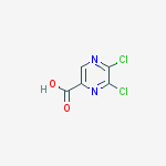 Structure of 5,6-Dichloropyrazine-2-carboxylic acid