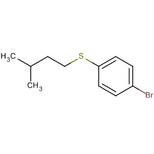 Structure of Benzene, 1-bromo-4-[(3-methylbutyl)thio]-