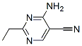5-Pyrimidinecarbonitrile,4-amino-2-ethyl-结构式
