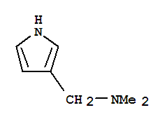 Structure of 1H-PYRROLE-3-METHANAMINE,N,N-DIMETHYL-