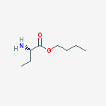 Structure of BUTANOIC ACID 2-AMINO-,BUTYL ESTER,(2S)-