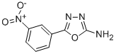 5-(3-NITROPHENYL)-1,3,4-OXADIAZOL-2-AMINE结构式