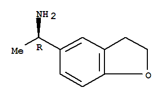 Structure of 5-Benzofuranmethanamine, 2,3-dihydro-α-methyl-, (αR)-