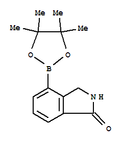 Structure of 2,3-DIHYDRO-1H-ISOINDOL-1-ONE-4-BORONIC ACID PINACOL ESTER