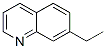 Structure of Quinoline, 7-ethyl-