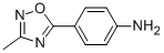 Structure of 4-(3-methyl-1,2,4-oxadiazol-5-yl)aniline
