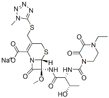 Structure of Cefbuperazone sodium