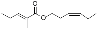 CIS-3-HEXENYL 2-METHYL-2-PENTENOATE结构式