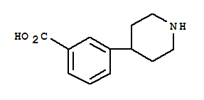 Structure of 4-(3-CARBOXYPHENYL)PIPERIDINE