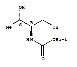 Structure of Carbamic acid, [(1R,2S)-2-hydroxy-1-(hydroxymethyl)propyl]-, 1,1-