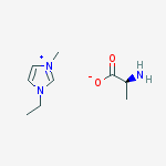 1-Ethyl-3-methylimidazolium (S)-2-aminopropionate结构式