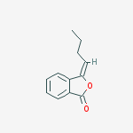 Structure of (3e)-3-butylidene-2-benzofuran-1(3h)-one