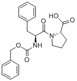 N-CARBOBENZOXY-L-PHENYLALANYL-L-PROLINE结构式