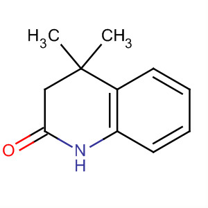 2(1H)-Quinolinone, 3,4-dihydro-4,4-dimethyl-结构式