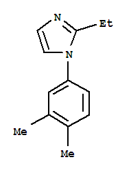 1H-Imidazole,1-(3,4-dimethylphenyl)-2-ethyl-结构式