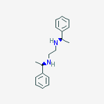 Structure of 1,2-ETHANEDIAMINE, N,N'-BIS[(1R)-1-PHENYLETHYL]-