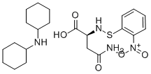 N-O-NITROPHENYLSULFENYL-L-ASPARAGINE DI(CYCLOHEXYL)AMMONIUM SALT结构式