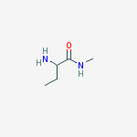 Structure of 2-AMINO-N-METHYLBUTANAMIDE 95%