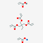 2-Propenoic acid, polymer with 2-ethyl-2-(((1-oxo-2-propenyl)oxy)methyl)-1,3-propanediyl di-2-propenoate and sodium 2-propenoate结构式