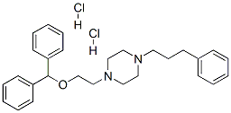 (DIPHENYLMETHOXY)GBR - 12935,1 - (2 - 乙基)-4 - (3 - 苯丙基)哌嗪结构式