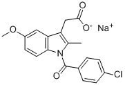 Structure of INDOMETHACIN SODIUM