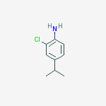 Structure of 2-chloro-4-isopropylbenzenamine