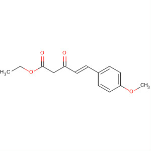 Structure of 4-Pentenoic acid, 5-(4-methoxyphenyl)-3-oxo-, ethyl ester, (E)-