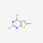 Structure of 2,4-Dichloro-6-methylthieno[2,3-d]pyrimidine