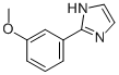 2-(3-METHOXY-PHENYL)-1H-IMIDAZOLE结构式