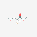 Structure of (S)-methyl-2-bromo-3-hydroxypropanoate