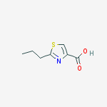 Structure of 2-PROPYL-1,3-THIAZOLE-4-CARBOXYLIC ACID