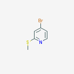 Structure of 4-BROMO-2-(METHYLTHIO)PYRIDINE