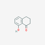 8-hydroxy-3,4-dihydro-2H-naphthalen-1-one结构式