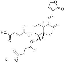 Structure of 14-deoxy-11,12-didehydroandrographolide 3,19-disuccinate
